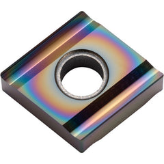 CNGG 431 A3 PDL010, 1/64″ Corner Radius, 3/16″ Thick, 1/2″ Inscribed Circle, C, 80 Degree Diamond, Turning Indexable Insert