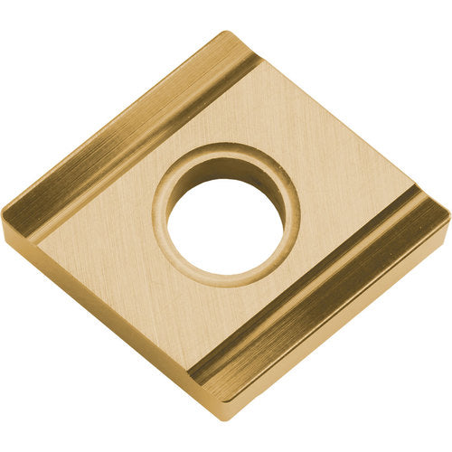 CNGG 432 PV720, 1/32″ Corner Radius, 3/16″ Thick, 1/2″ Inscribed Circle, TiCN (MEGACOAT NANO), 80 Degree Diamond, Turning Indexable Insert