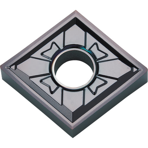 CNGG 431 SK PR1225, 1/64″ Corner Radius, 3/16″ Thick, 1/2″ Inscribed Circle, MEGACOAT, 80 Degree Diamond, Turning Indexable Insert