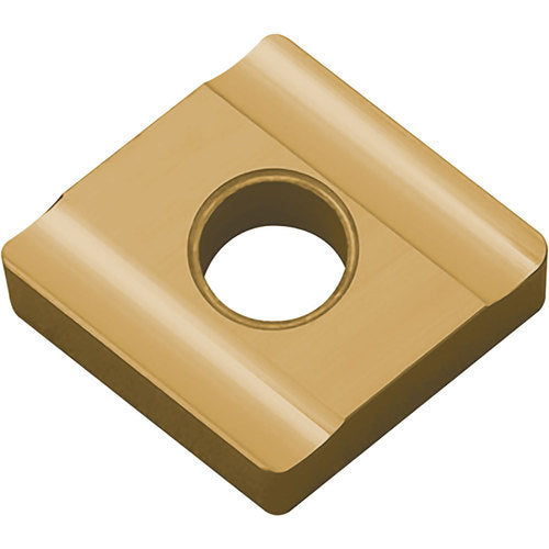 CNGG 432 25R PV710, 1/32″ Corner Radius, 3/16″ Thick, 1/2″ Inscribed Circle, TiCN (MEGACOAT NANO), 80 Degree Diamond, Turning Indexable Insert