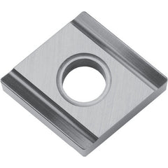 CNGG 431 TN60, 1/64″ Corner Radius, 3/16″ Thick, 1/2″ Inscribed Circle, TiCN/NbC, 80 Degree Diamond, Turning Indexable Insert