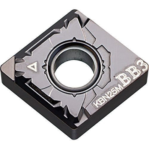 CNGM 432 BB3 KBN25M, 1/32″ Corner Radius, 3/16″ Thick, 1/2″ Inscribed Circle, MEGACOAT, Diamond, Turning Indexable Insert