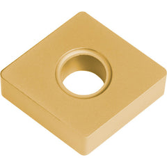 CNMA 432 A66N, 1/32″ Corner Radius, 3/16″ Thick, 1/2″ Inscribed Circle, Al2O3/TiC (TiN Coat), 80 Degree Diamond, Turning Indexable Insert