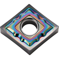 CNMG 432 AH PDL025, 1/32″ Corner Radius, 3/16″ Thick, 1/2″ Inscribed Circle, C, Diamond, Turning Indexable Insert - Exact Industrial Supply