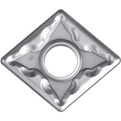 CNMG 431 GS CA5525, 1/64″ Corner Radius, 3/16″ Thick, 1/2″ Inscribed Circle, TiCnulll2O3/TiN, Diamond, Turning Indexable Insert - Exact Industrial Supply