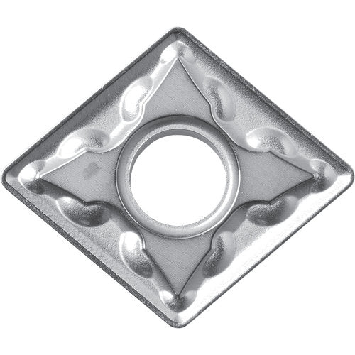 CNMG 432 GS CA5515, 1/32″ Corner Radius, 3/16″ Thick, 1/2″ Inscribed Circle, TiCnulll2O3/TiN, Diamond, Turning Indexable Insert - Exact Industrial Supply