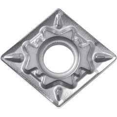 CNMG 332 HQ CA5525, 1/32″ Corner Radius, 3/16″ Thick, 3/8″ Inscribed Circle, TiCnulll2O3/TiN, Diamond, Turning Indexable Insert - Exact Industrial Supply