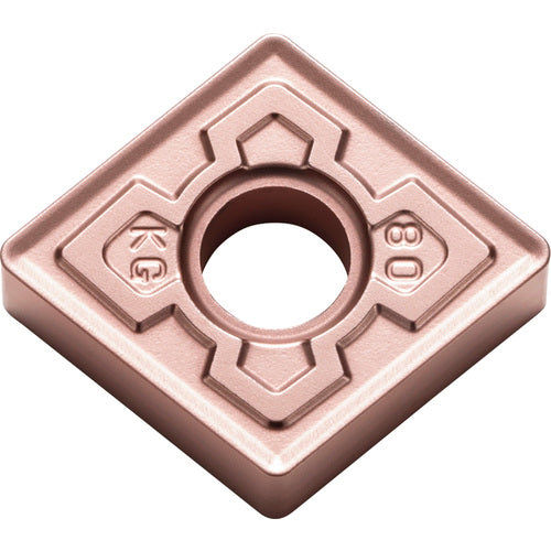 CNMG 432 KG CA320, 1/32″ Corner Radius, 3/16″ Thick, 1/2″ Inscribed Circle, TiCnulll2O3/Ti, Diamond, Turning Indexable Insert - Exact Industrial Supply
