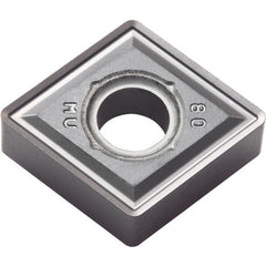 CNMG 643 MU PR005S, 3/64″ Corner Radius, 1/4″ Thick, 3/4″ Inscribed Circle, MEGACOAT HARD, Diamond, Turning Indexable Insert - Exact Industrial Supply