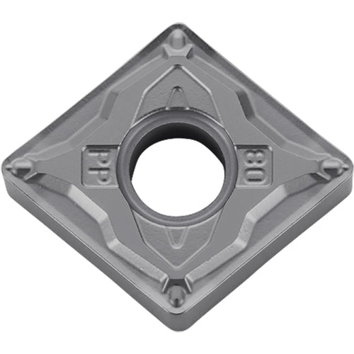 CNMG 431 PP PV710, 1/64″ Corner Radius, 3/16″ Thick, 1/2″ Inscribed Circle, TiCN (MEGACOAT NANO), Diamond, Turning Indexable Insert