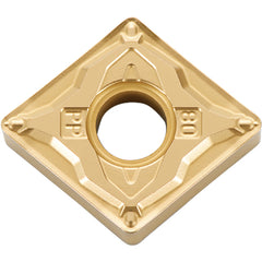 CNMG 433 PP CA525, 3/64″ Corner Radius, 3/16″ Thick, 1/2″ Inscribed Circle, TiCl2O3/TiN, 80 Degree Diamond, Turning Indexable Insert