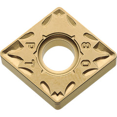 CNMG 543 PT CA025P, 3/64″ Corner Radius, 1/4″ Thick, 5/8″ Inscribed Circle, TiCl2O3/TiN, 80 Degree Diamond, Turning Indexable Insert
