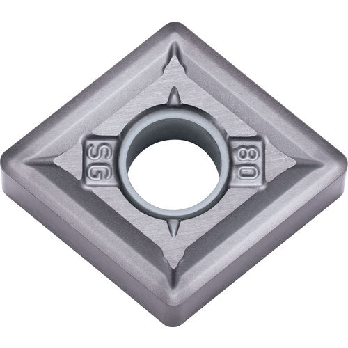 CNMG 644 SG PR1535, 1/16″ Corner Radius, 1/4″ Thick, 3/4″ Inscribed Circle, MEGACOAT NANO, 80 Degree Diamond, Turning Indexable Insert