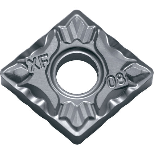CNMG 432 XF PV7025, 1/32″ Corner Radius, 3/16″ Thick, 1/2″ Inscribed Circle, TiCN (MEGACOAT), Diamond, Turning Indexable Insert - Exact Industrial Supply