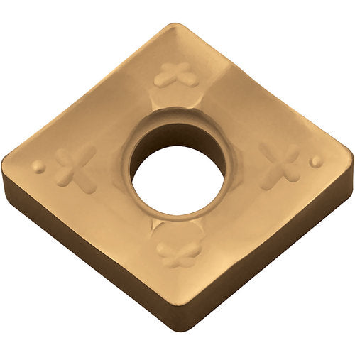 CNMM 432 HX CA5525, 1/32″ Corner Radius, 3/16″ Thick, 1/2″ Inscribed Circle, TiCl2O3/TiN, 80 Degree Diamond, Turning Indexable Insert