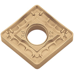 CNMM 644 PX CA025P, 1/16″ Corner Radius, 1/4″ Thick, 3/4″ Inscribed Circle, TiCl2O3/TiN, 80 Degree Diamond, Turning Indexable Insert