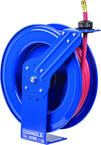 #SH-N-450 For 1/2" x 50' Hose Low Pressure Spring Rewind Hose Reel with Super Hub w/ Hose - Eagle Tool & Supply