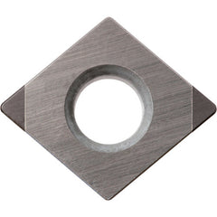 CPGB 25152 KBN25M, 1/64″ Corner Radius, 3/32″ Thick, 5/16″ Inscribed Circle, MEGACOAT, 80 Degree Diamond, Turning Indexable Insert