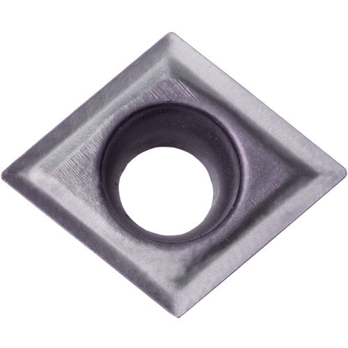 CPGT 3251 PR1535, 1/64″ Corner Radius, 5/32″ Thick, 3/8″ Inscribed Circle, MEGACOAT NANO, 80 Degree Diamond, Turning Indexable Insert