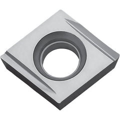 CPMH 321 Y PR1725, 1/64″ Corner Radius, 1/8″ Thick, 3/8″ Inscribed Circle, MEGACOAT NANO PLUS, 80 Degree Diamond, Turning Indexable Insert