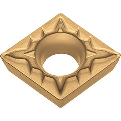 CPMT 25151 XP CA025P, 1/64″ Corner Radius, 3/32″ Thick, 5/16″ Inscribed Circle, TiCl2O3/TiN, 80 Degree Diamond, Turning Indexable Insert