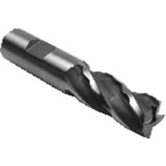 1" Dia. - 8-1/2" OAL - HSS - Non-Center Cut SE EM - 4 FL - Eagle Tool & Supply