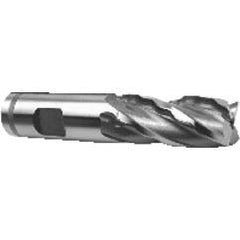 1/2" Dia. - 3-1/4" OAL - M42 - Non-Center Cut SE EM - 4 FL - Eagle Tool & Supply