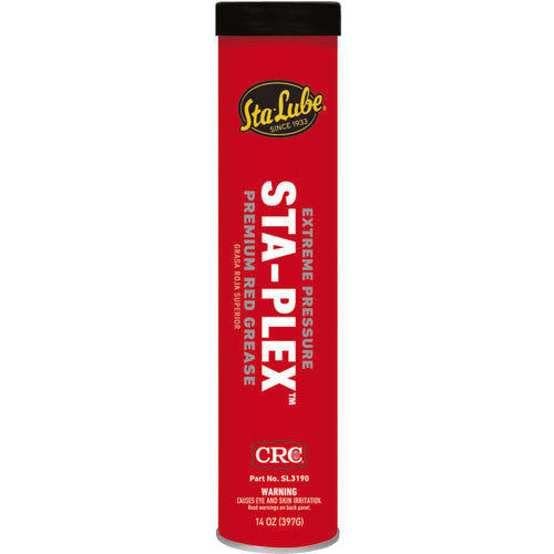 Extreme Pressure Sta-Plex Premium Red Grease - 14 oz - Eagle Tool & Supply