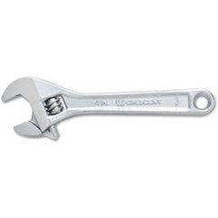 8" CHROME FINISH ADJUSTABLE WRENCH - Eagle Tool & Supply