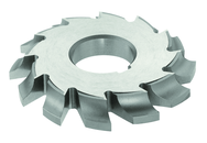 1/2 Radius - 4-1/4 x 3/4 x 1-1/4 - HSS - Right Hand Corner Rounding Milling Cutter - 10T - TiN Coated - Eagle Tool & Supply