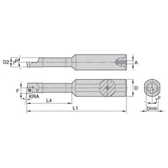 CSBI18050015R WG STEEL BORING BAR STEPPED - Exact Industrial Supply
