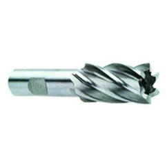 1-1/4 Dia. x 4-1/4 Overall Length 6-Flute Square End High Speed Steel SE End Mill-Round Shank-Center Cut-Uncoated - Eagle Tool & Supply