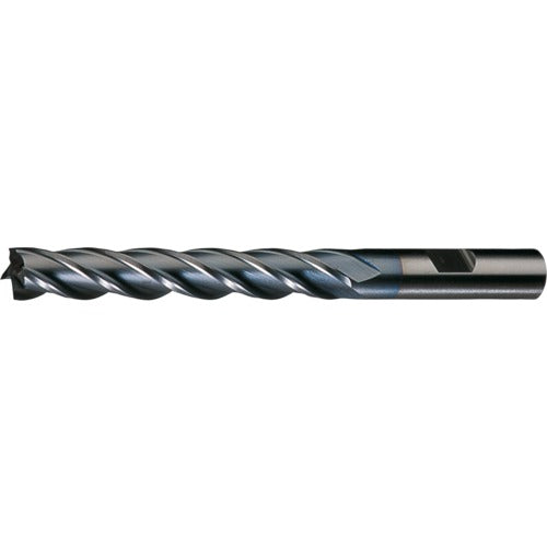 ‎13/32″ × 3/8″ × 1″ × 2-11/16″ RHS / RHC HSS HSS Single End Mulit Flute Center Cutting Finishing End Mill - TiCN - Exact Industrial Supply
