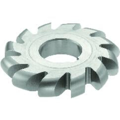 1/8 Radius - 4 x 1/4 x 1-1/4 - HSS - Convex Milling Cutter - Large Diameter - 22T - Uncoated - Eagle Tool & Supply