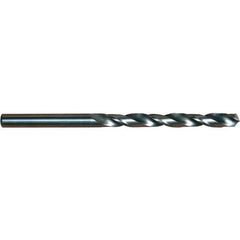 #40 Dia. × 0.098″ Shank × 1″ Flute Length × 2″ OAL, 118°, Bright Finish, 2 Flute, External Coolant, Straight Solid Carbide Drill - Eagle Tool & Supply