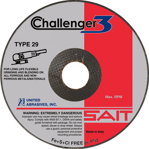 4-1/2 × 7/8 A60 SAIT T27 GRINDING - Eagle Tool & Supply