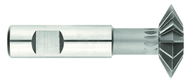 1" x 3/8 x 1/2 Shank - HSS - 90 Degree - Double Angle Shank Type Cutter - 12T - TiAlN Coated - Eagle Tool & Supply