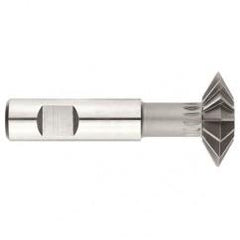 1-1/2 x 1/2 x 5/8 Shank - HSS - 60 Degree - Double Angle Shank Type Cutter - 14T - Uncoated - Eagle Tool & Supply