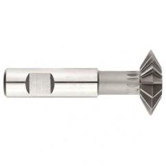 1" x 5/16 x 1/2 Shank - HSS - 60 Degree - Double Angle Shank Type Cutter - 12T - Uncoated - Eagle Tool & Supply