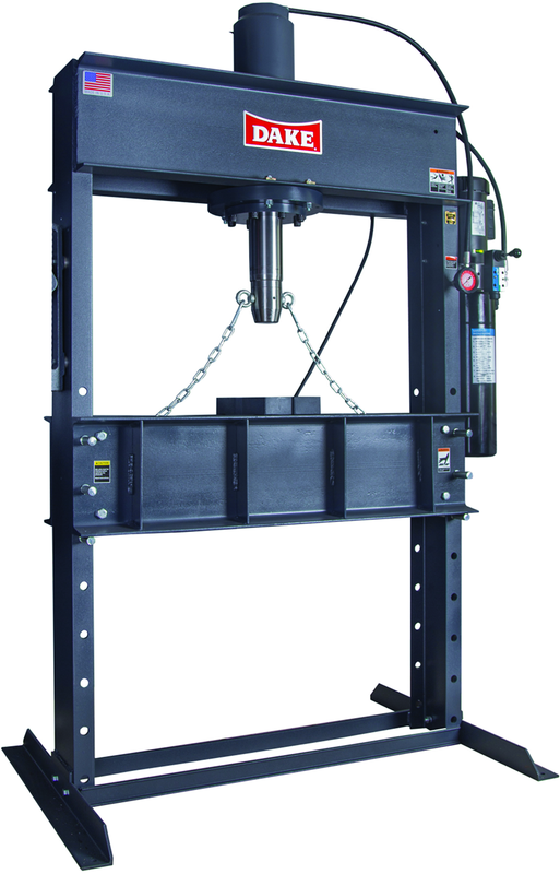 Electrically Operated H-Frame Dura Press - Force 50DA - 50 Ton Capacity - Eagle Tool & Supply