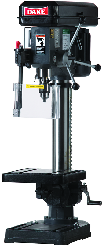 15" Step Pulley Bench Model Drill Press-TB-16 -  5/8" Drill Capacity, 1/2HP, 110V 1PH Motor - Eagle Tool & Supply