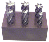 6 Pc. HSS Reduced Shank End Mill Set - Eagle Tool & Supply