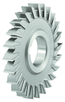 4 x 3/4 x 1 - Cobalt - Straight Side Tooth Milling Cutter - 24T - TiAlN Coated - Eagle Tool & Supply