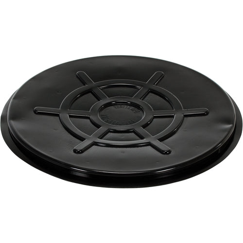 Blk Plastic Drum Cover Close Head 55 Gal - Exact Industrial Supply