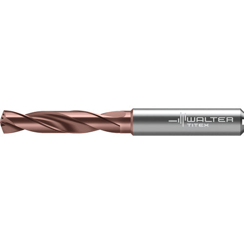 9/32″ Dia. × 0.315″ Shank × 1.614″ Flute Length × 3.11″ OAL, 3xD, 140 Degrees, Axial Inclined Exit, DIN 6535 HA, Cylindrical Solid Carbide Drill DC175 WJ30RZ