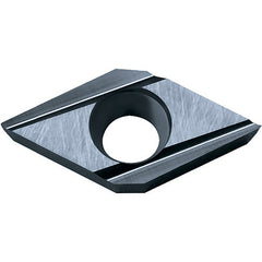 DCET 32502 MF-JSF PR1225, 0.0039″ Corner Radius, 5/32″ Thick, 3/8″ Inscribed Circle, MEGACOAT, Diamond, Turning Indexable Insert - Exact Industrial Supply