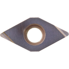 DCET 325013 M-FSF PR1225, 0.002″ Corner Radius, 5/32″ Thick, 3/8″ Inscribed Circle, MEGACOAT, Diamond, Turning Indexable Insert