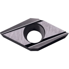 DCET 32502 J PR1725, 0.004″ Corner Radius, 5/32″ Thick, 3/8″ Inscribed Circle, MEGACOAT NANO PLUS, 55 Degree Diamond, Turning Indexable Insert
