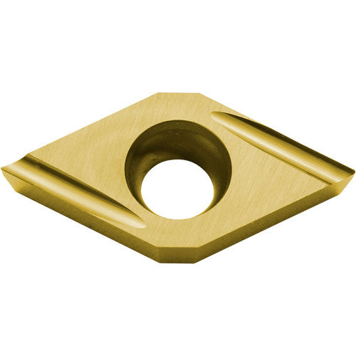 DCET 21505 U PV730, 0.008″ Corner Radius, 3/32″ Thick, 1/4″ Inscribed Circle, TiAlN/TiN, 55 Degree Diamond, Turning Indexable Insert