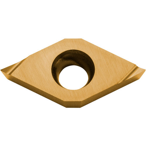 DCET 21502 F PV720, 0.004″ Corner Radius, 3/32″ Thick, 1/4″ Inscribed Circle, TiCN (MEGACOAT NANO), 55 Degree Diamond, Turning Indexable Insert